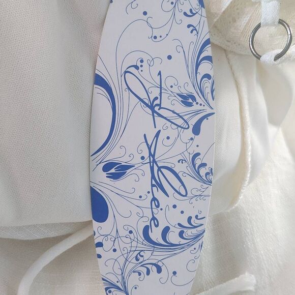 J. Gee Cream Boho Mini Dress NWT Size Large Ivory Lace Shift Style Boho Dress - Picture 9 of 14